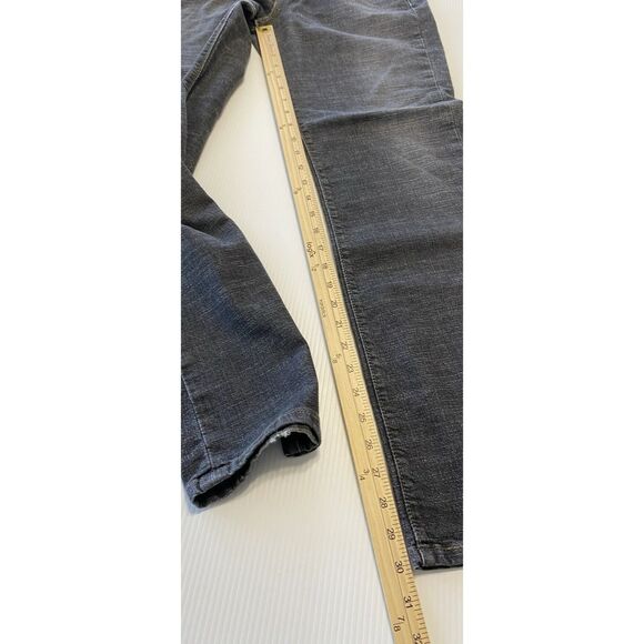 Levis 505 Nouveau Women's Size 8 (31x30) Low Rise Straight Stretch Jeans Black - Picture 7 of 11